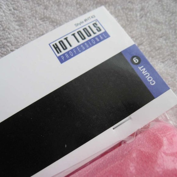 6 Hot Tools 1 1/2" Foam Rollers Hair Curlers Snap Lock Closure Sleep In Pro Curl - Picture 3 of 8